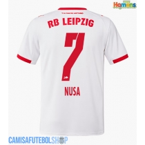 Camisa de time de futebol RB Leipzig Antonio Nusa #7 Replicas 1º Equipamento 2025-26 Manga Curta
